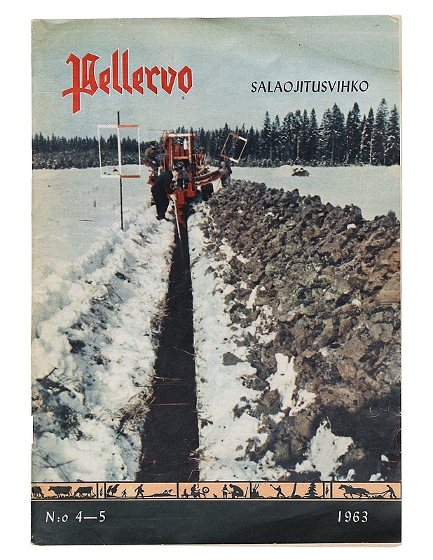 Pellervo: salaojitusvihko N:o 4-5 1963 - Jouko Väänänen - Lehdet - 10105378600 - 0