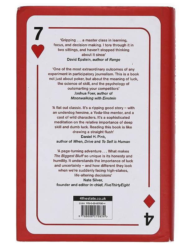 The biggest bluff : how I learned to pay attention, master myself, and win - Maria Konnikova - Elämäkerrat ja muistelmat - 10105378716 - 1