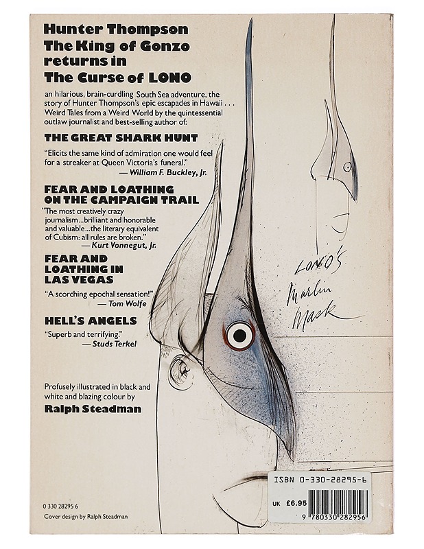 The Curse of Lono - Hunter S. Thompson, Ralph Steadman - Kaunokirjallisuus - 10105378736 - 1
