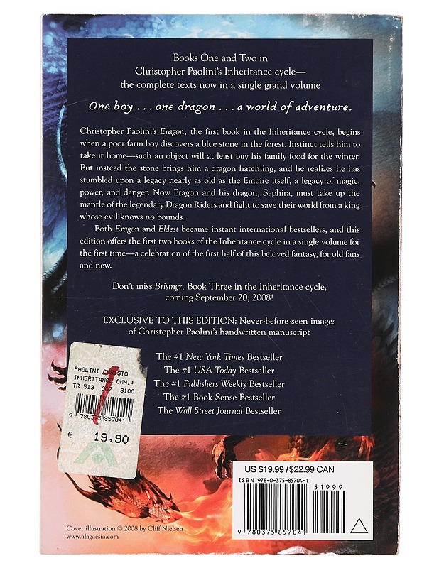 Eragon Eldest - Christopher Paolini - Fantasia- ja scifi - 10105378821 - 1