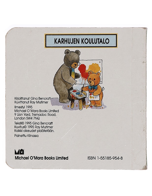 Karhujen koulutalo : Värillinen viikko - Gina Bencraft - Lastenkirjat - 10105378870 - 1