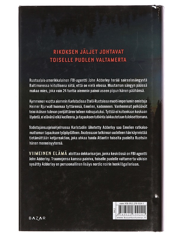 Viimeinen elämä - Mohlin, Peter - Jännitys ja dekkarit - 10105378904 - 1