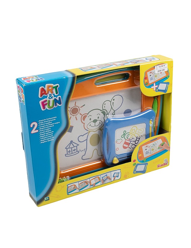 SIMBA Art & Fun magneettipiirustustaulusetti - Lasten lelut - 10105378948 - 0