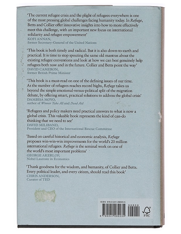 Refuge: Transforming a Broken Refugee System - Alexander Betts & Paul Collier - Elämäkerrat ja muistelmat - 10105378961 - 1