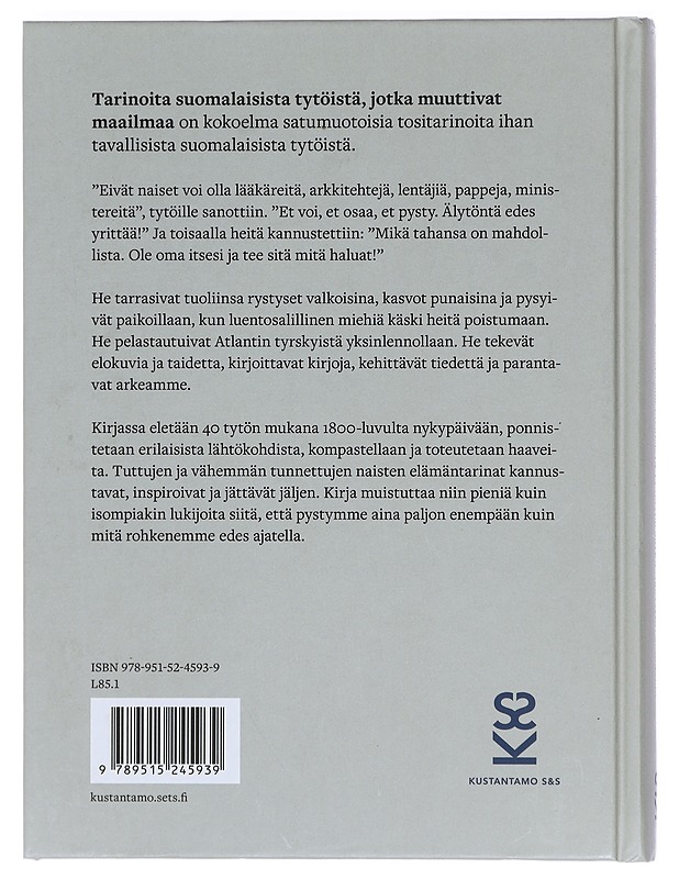 Tarinoita suomalaisista tytöistä, jotka muuttivat maailmaa - Salminen, Ida - Lastenkirjat - 10105378981 - 1