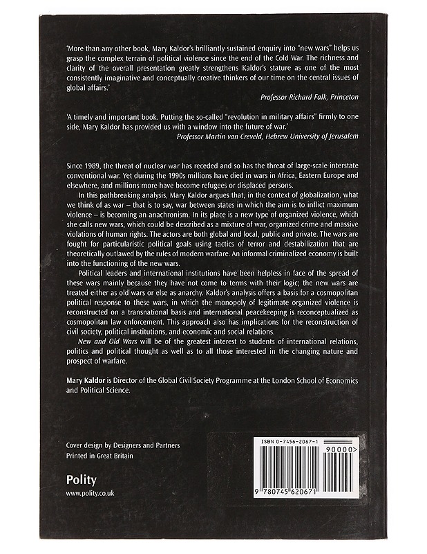 New and old wars : organized violence in a global era - Mary Kaldor - Historiakirjat - 10105379056 - 1