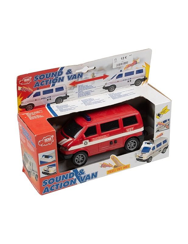 DICKIE Sound and action van leluauto - Lasten lelut - 10105379118 - 0