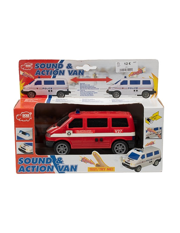 DICKIE Sound and action van leluauto - Lasten lelut - 10105379118 - 1