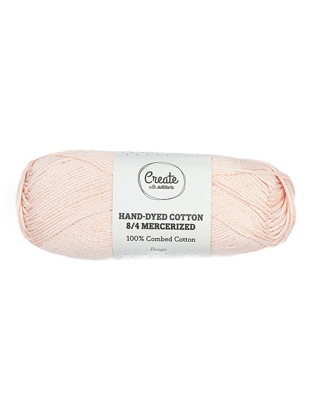 CREATE käsin värjätty kampapuuvilla lanka, 50 g - Käsityö - 10105379415 - 0