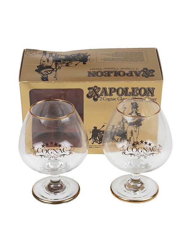 DEMA Napoleon cognac lasi, 2 kpl - Lasit - 10105379504 - 0