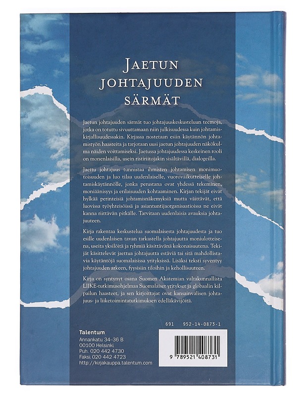 Jaetun johtajuuden särmät - Ropo, Arja - Tietokirjat ja oppaat - 10105379771 - 1