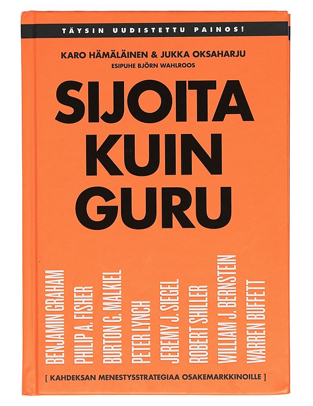 Sijoita kuin guru - Hämäläinen, Karo - Tietokirjat ja oppaat - 10105379777 - 0