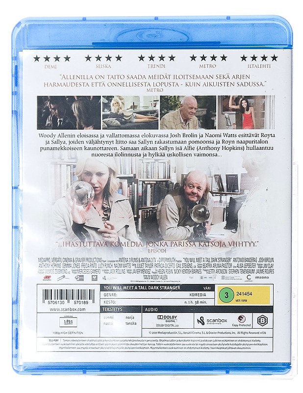 You will meet a tall dark stranger - Blu-ray - Blu-ray-levyt - 10105379785 - 1