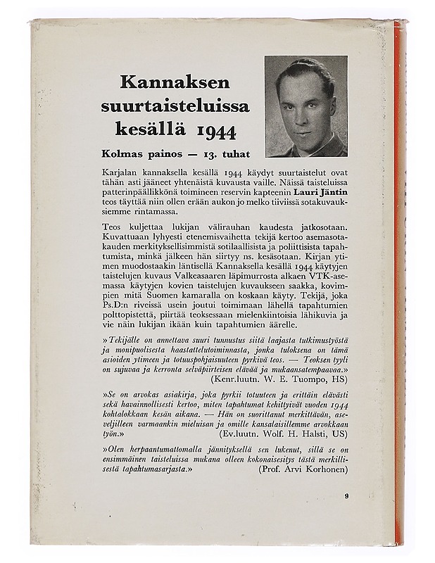 Viipurin viimeinen päivä - Jäntti, Lauri - Historiakirjat - 10105379788 - 1