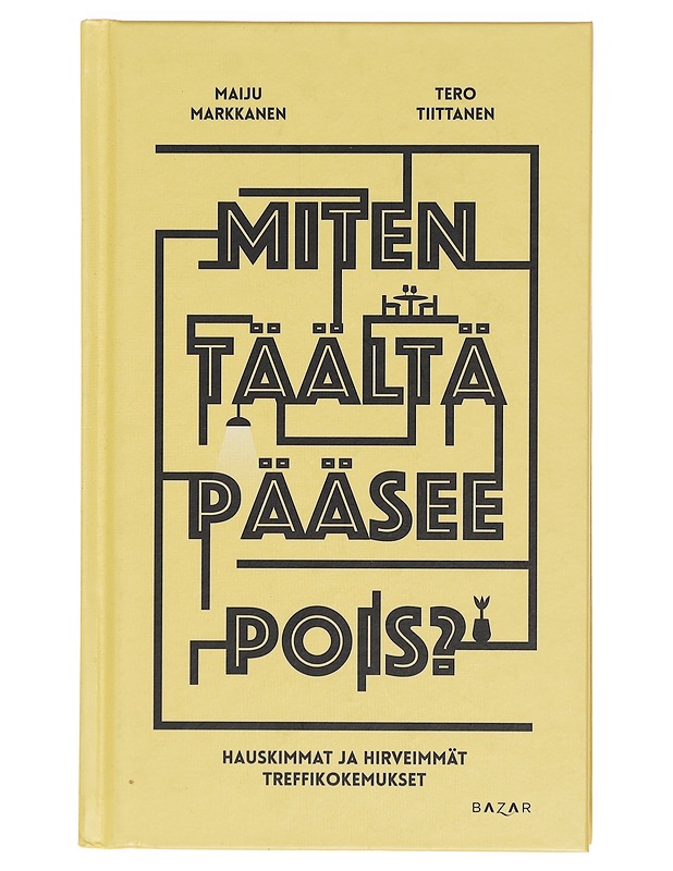 Miten täältä pääsee pois? : hauskimmat ja hirveimmät treffikokemukset - Markkanen, Maiju - Tietokirjat ja oppaat - 10105379849 - 0