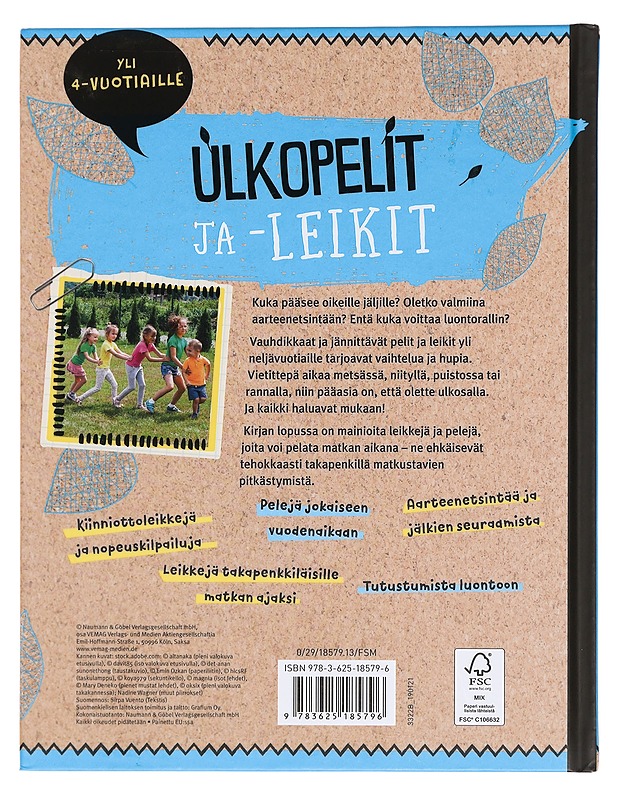 Ulkopelit ja Leikit - Petra Kulbatzki - Lastenkirjat - 10105379851 - 1