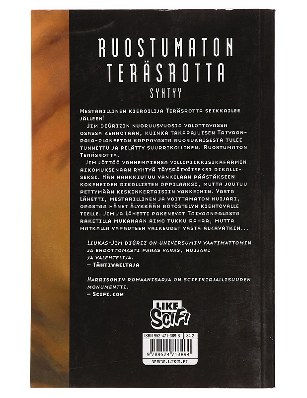 Ruostumaton teräsrotta syntyy - Harrison, Harry - Fantasia- ja scifi - 10105379859 - 1