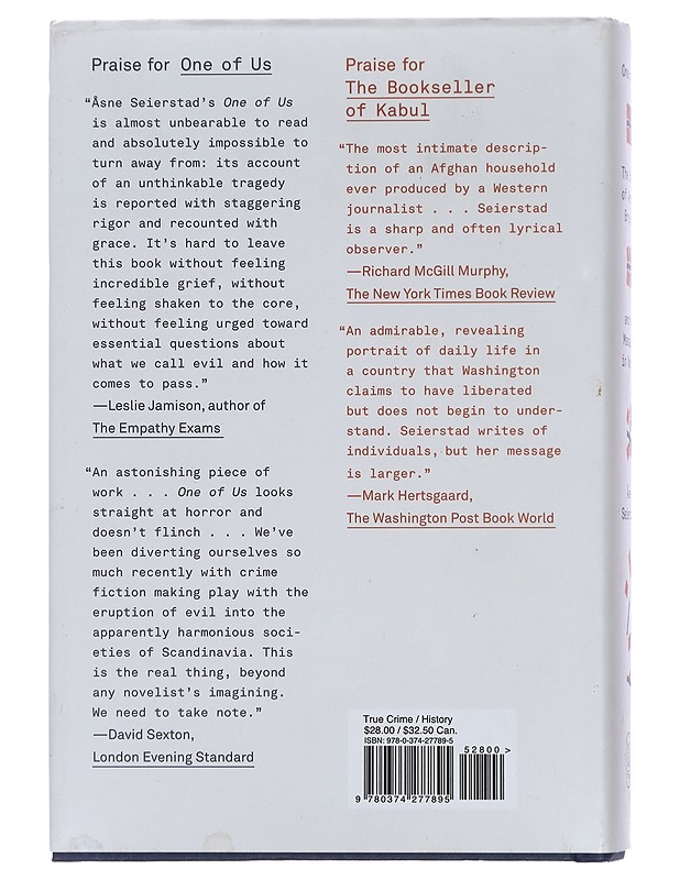 One of Us The story of Anders Breivik and the Massacre in Norway -Seierstad, Åsne - Tietokirjat ja oppaat - 10105379975 - 1