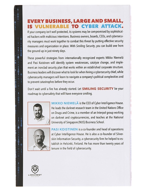 Smiling security: The cyber security manager's road to success - Mikko Niemelä, Pasi Koistinen - Tietokirjat ja oppaat - 10105380032 - 1