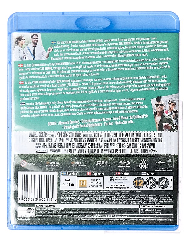 Bad Neighbours - Blu-ray - Blu-ray-levyt - 10105380188 - 1
