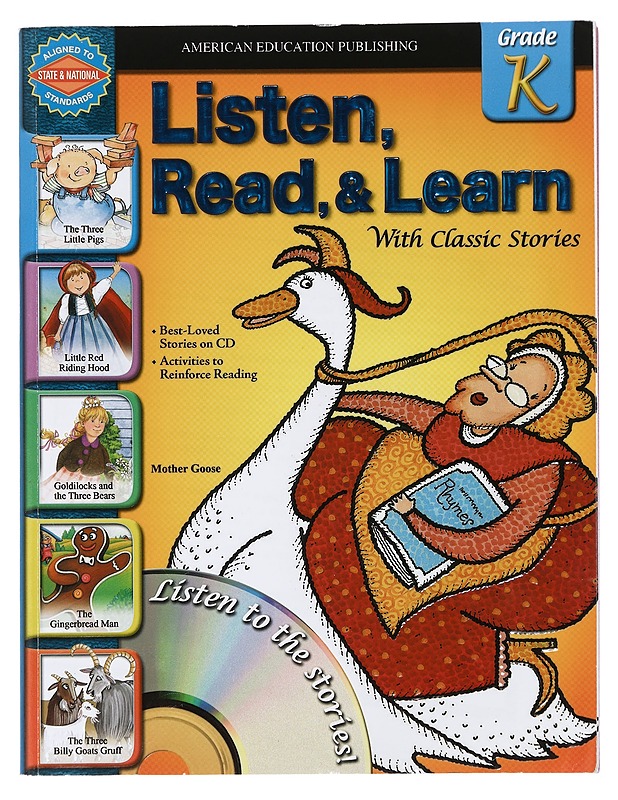 Listen, Read, and Learn with Classic Stories - Lastenkirjat - 10105380244 - 0
