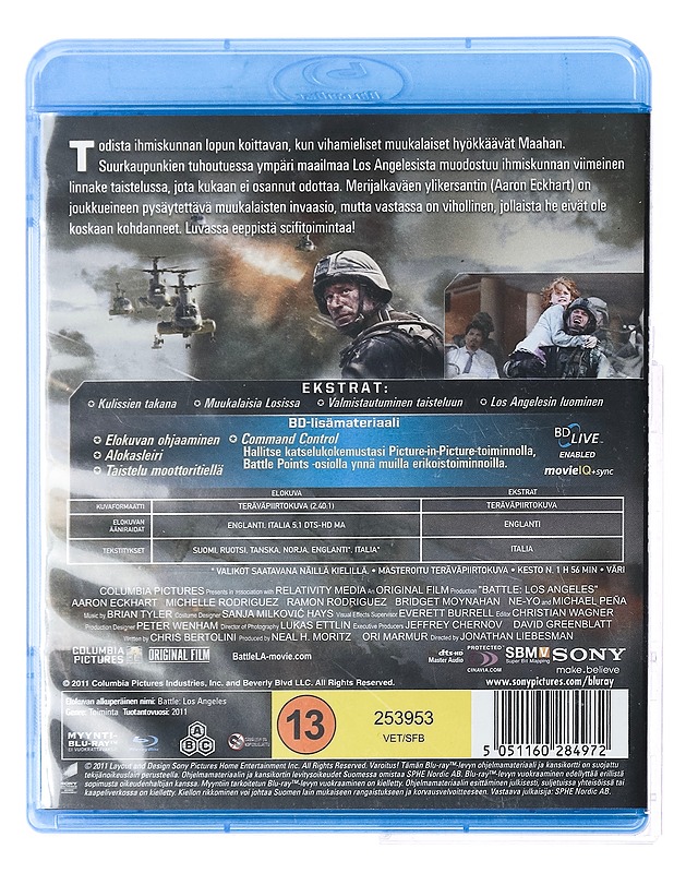 World Invasion: Battle Los Angeles - Blu-ray - Blu-ray-levyt - 10105380264 - 1