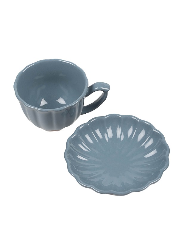 H&M HOME espressokuppi ja aluslautanen - Mukit ja kahvikupit - 10105380296 - 1
