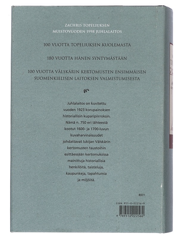 Välskärin kertomuksia : viisi jaksoa. [2] - Topelius, Zacharias - Romaanit ja novellit - 10105380336 - 1