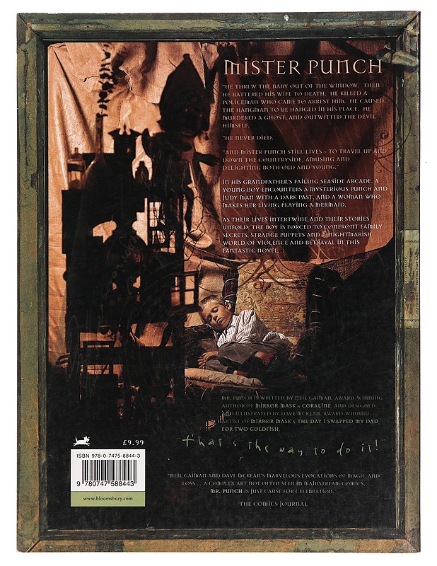 The comical tragedy or tragical comedy of Mr. Punch - Gaiman, Neil, McKean, Dave - Sarjakuvat - 10105380390 - 1