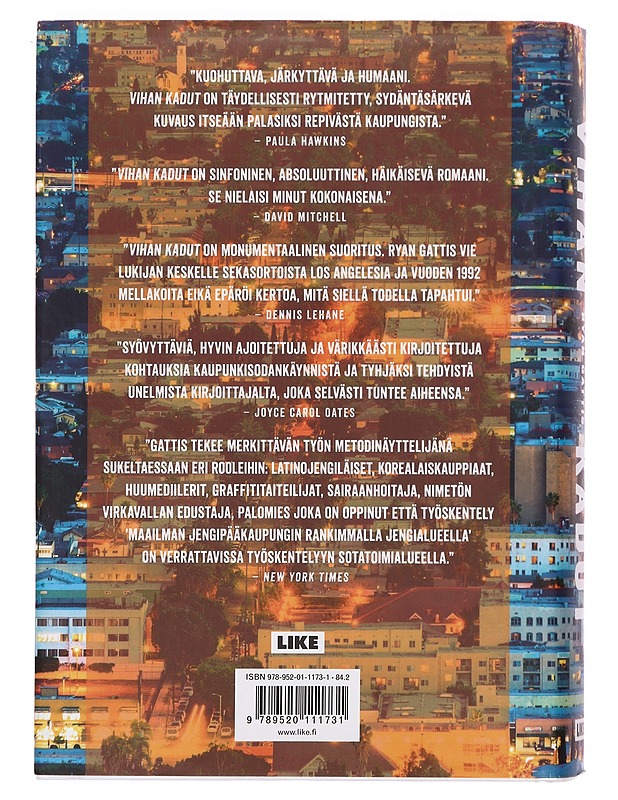 Vihan kadut - Ryan Gattis - Romaanit ja novellit - 10105380472 - 1
