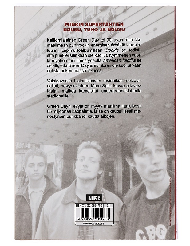 Green Day : kolmen soinnun supertähdet - Marc Spitz - Musiikki- ja elokuvakirjat - 10105380600 - 1