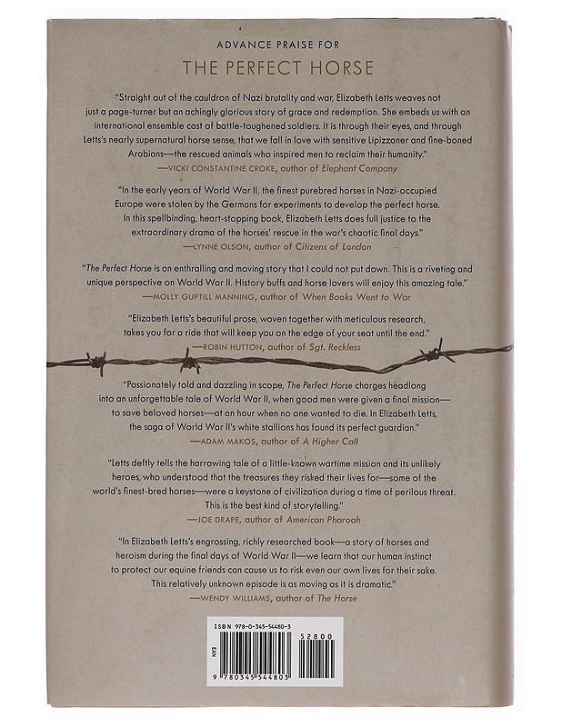 The Perfect Horse: The Daring U.S. Mission to Rescue the Priceless Stallions Kidnapped by the Nazis - Hardcover -Letts, Elizabeth - Tietokirjat ja oppaat - 10105380655 - 1