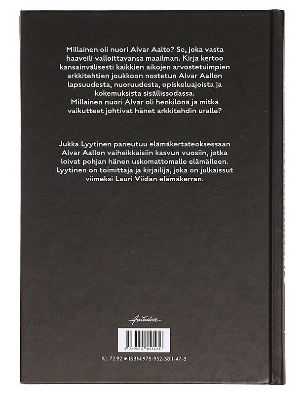 Nuori Alvar Aalto - Lyytinen, Jukka - Tietokirjat ja oppaat - 10105380663 - 1