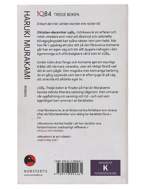 1Q84. Tredje boken - Murakami, Haruki - Romaanit ja novellit - 10105380719 - 1