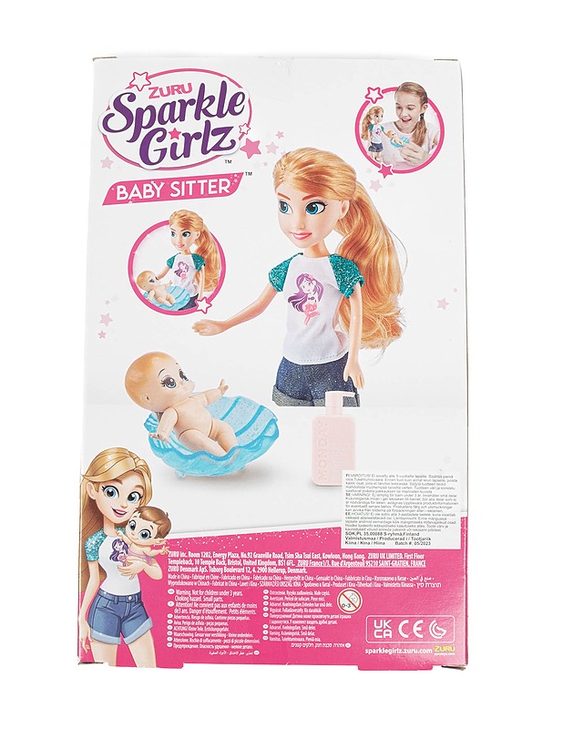 ZURU Sparkle Girlz Baby Sitter nukkesetti - Lasten lelut - 10105380733 - 1