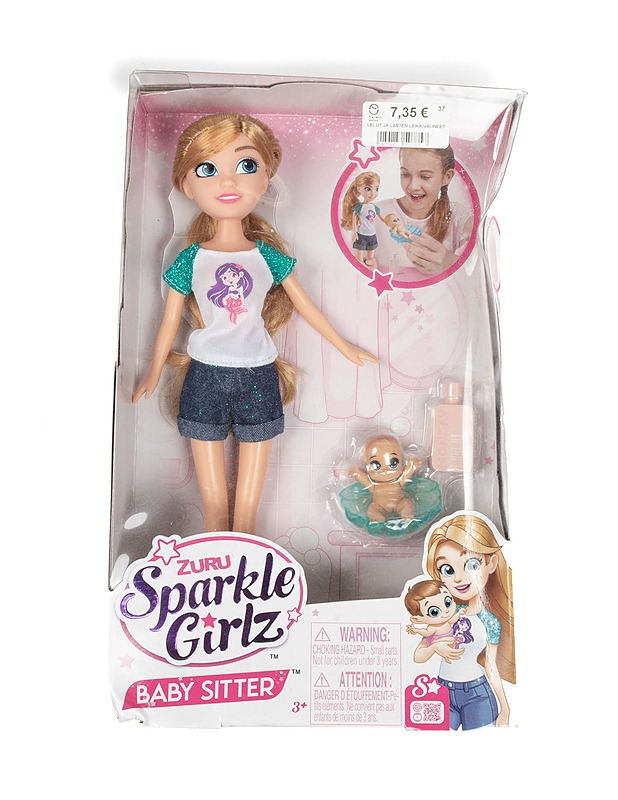 ZURU Sparkle Girlz Baby Sitter nukkesetti - Lasten lelut - 10105380733 - 0