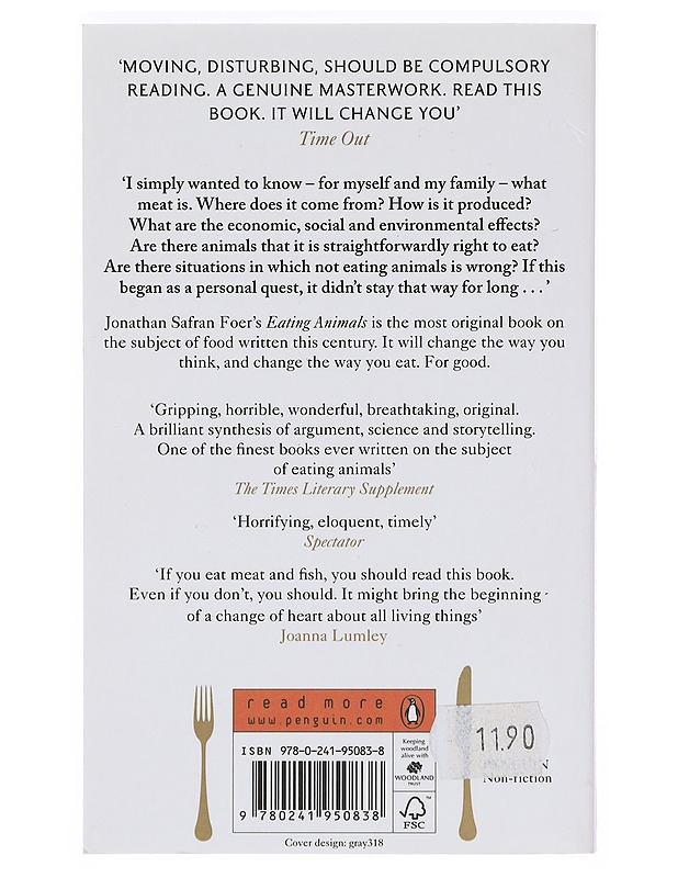 Eating animals - Jonathan Safran Foer - Tietokirjat ja oppaat - 10105380781 - 1