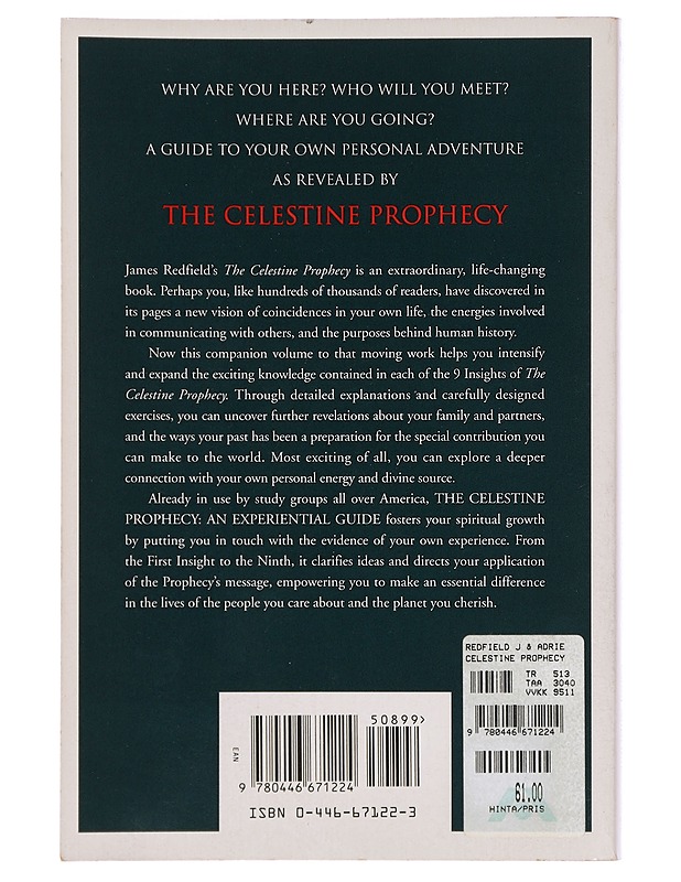 The Celestine Prophecy - James Redfield - Romaanit ja novellit - 10105380853 - 1
