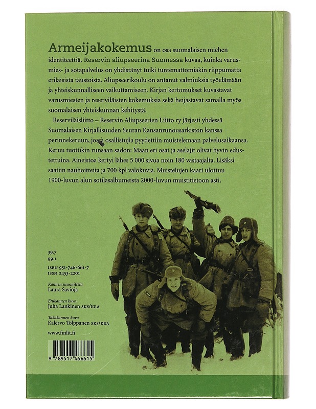 Reservin aliupseerina Suomessa : muistitietoa itsenäisyyden ajalta - Allonen, Pekka - Elämäkerrat ja muistelmat - 10105380871 - 1