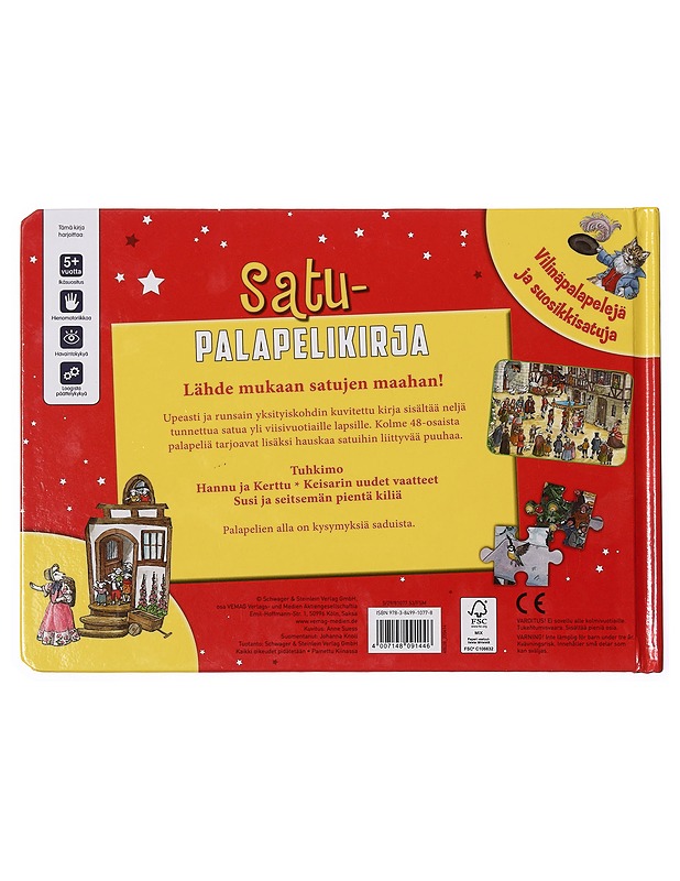Satu-palapelikirja - Lastenkirjat - 10105380903 - 1