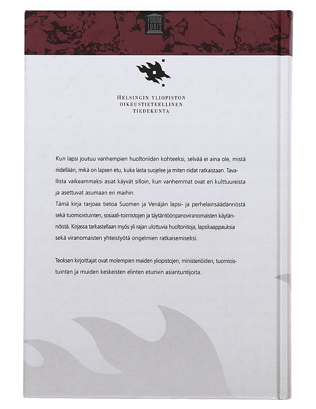 Riita lapsen huollosta Suomessa ja Venäjällä - Matti Mikkola - Tietokirjat ja oppaat - 10105380977 - 1