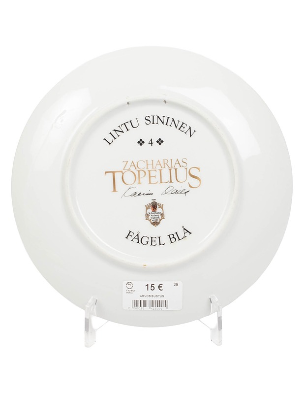 Zacharias Topelius: Lintu sininen seinälautanen - Seinälautaset - 10105381002 - 1