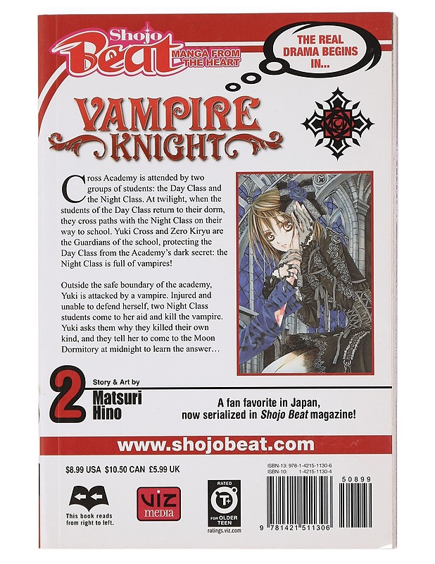 Vampire knight. Vol. 2 - Hino, Matsuri - Sarjakuvat - 10105381103 - 1