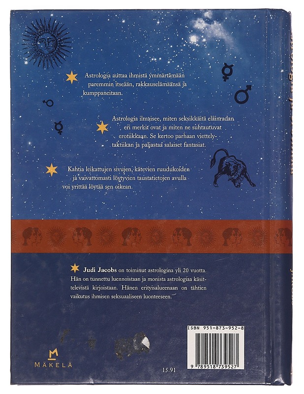 Astrologia ja erotiikka : eläinradan merkkien rakkauselämä ja yhteensopivuus - Jacobs, Judi - Tietokirjat ja oppaat - 10105381110 - 1