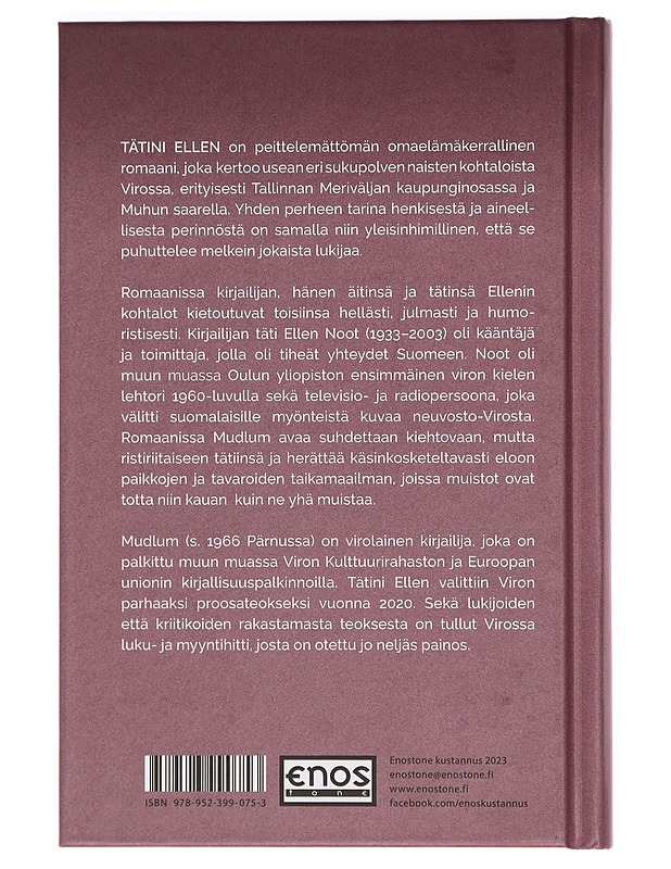 Tätini Ellen - Mudlum - Romaanit ja novellit - 10105381157 - 1