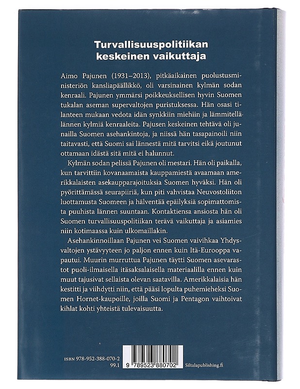 Aimo Pajunen : kylmän sodan kenraali - Henrik Tala - Elämäkerrat ja muistelmat - 10105381161 - 1