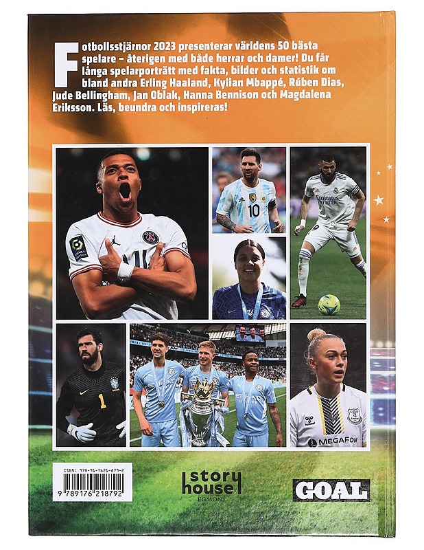 Fotbollsstjärnor 2023 - Martin Ahlin - Tietokirjat ja oppaat - 10105381211 - 1