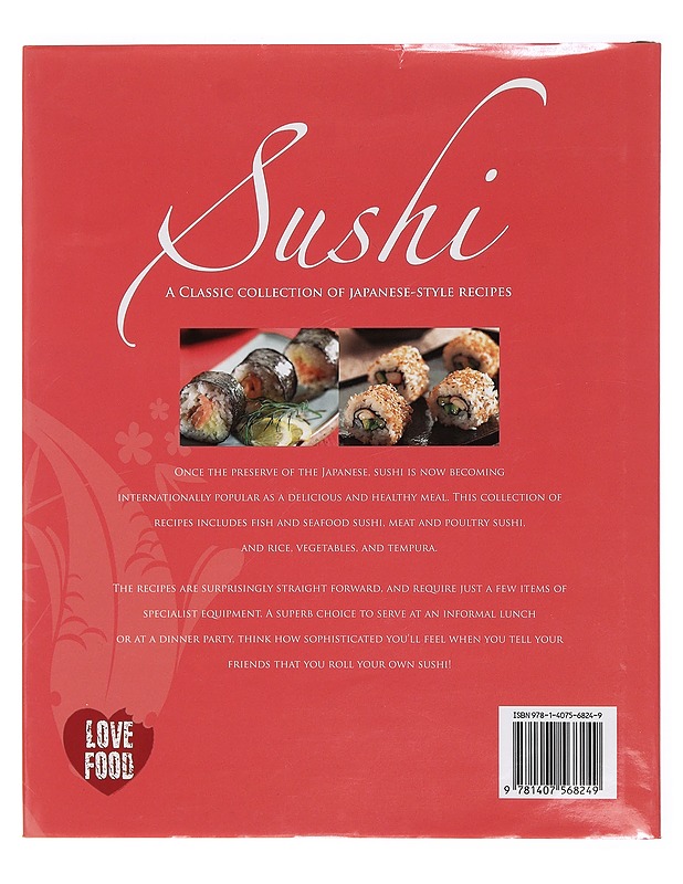 Sushi - A Classic Collection of Japanese-style Recipes - Ruokakirjat - 10105381248 - 1