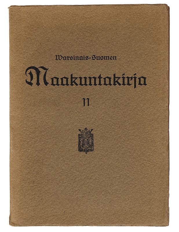 Varsinais-Suomen maakuntakirja 11 - Historiakirjat - 10105381257 - 0