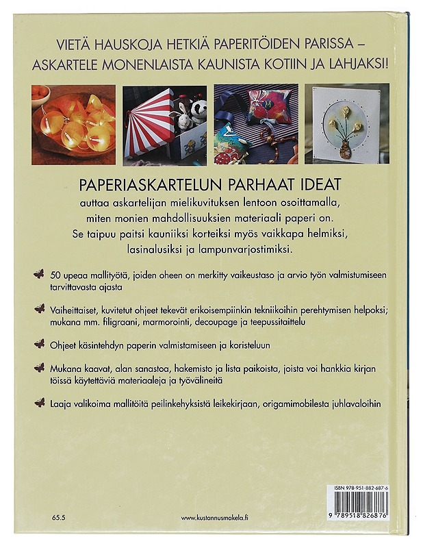 Paperiaskartelun parhaat ideat - Jones, Fiona - Tietokirjat ja oppaat - 10105381270 - 1